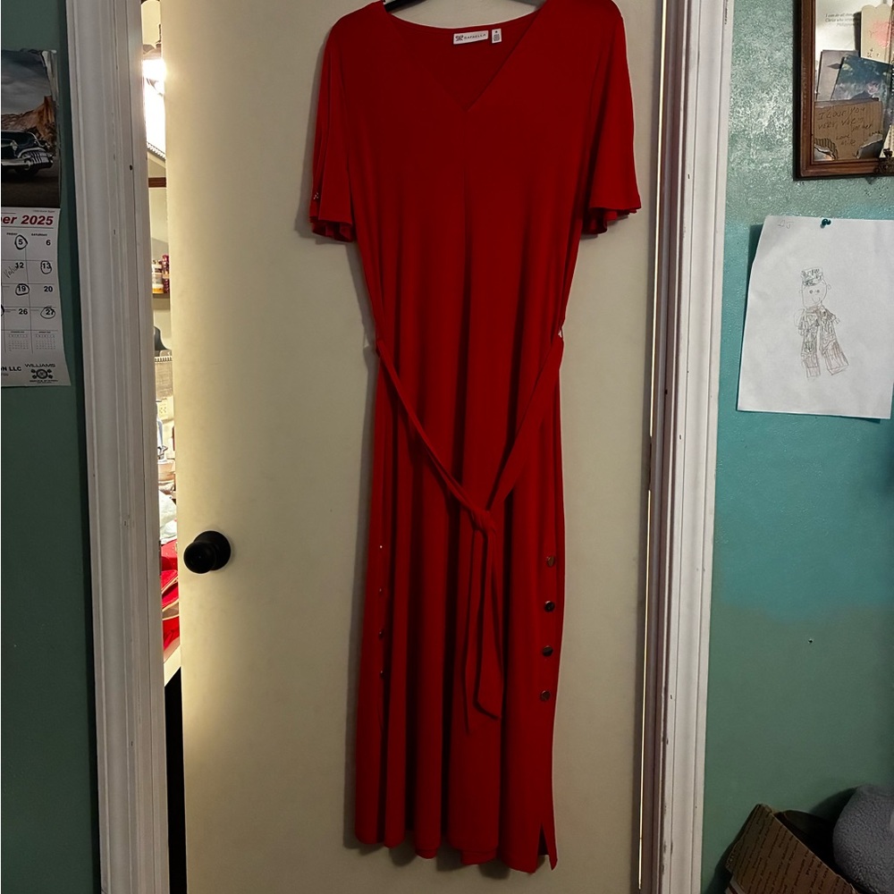 NWOT Rafaella Maxi Elegant Red Women's Dress